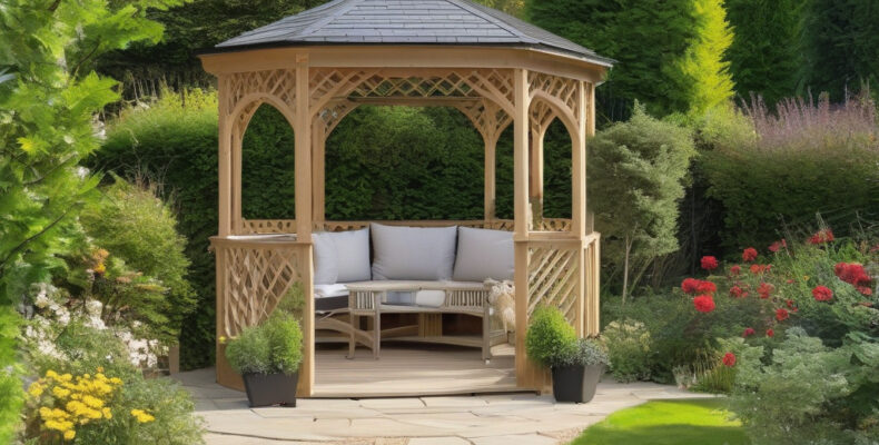 Як зробити недорогу альтанку на ділянці