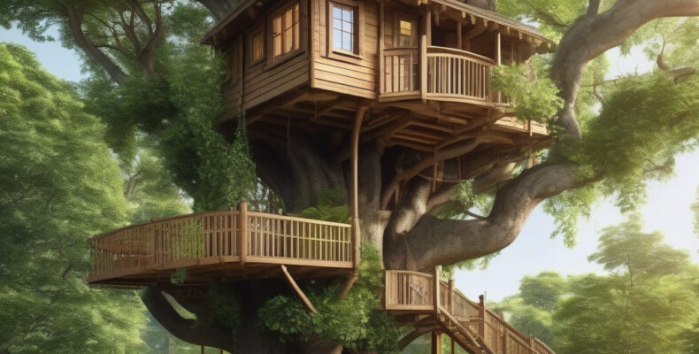 Дитячий будиночок на дереві