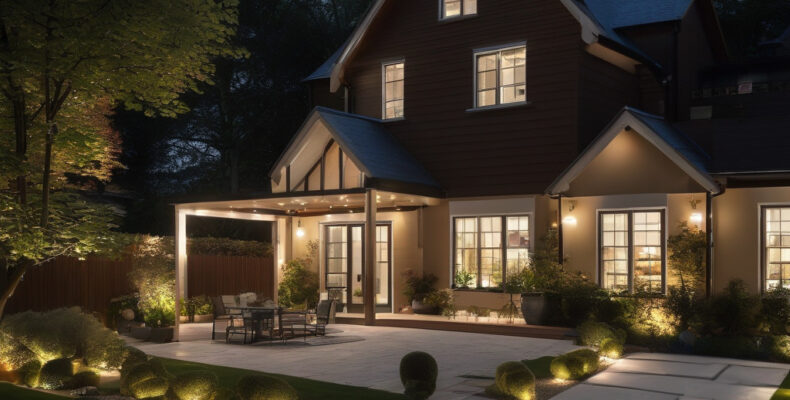 Встановлення зовнішнього освітлення на ділянці