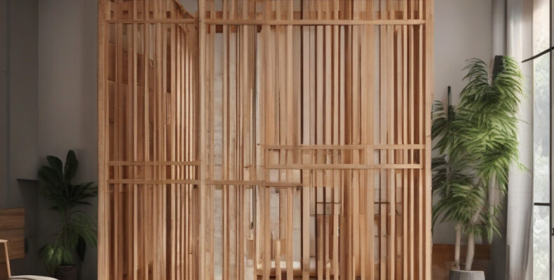 Як зробити перегородку з дерева в кімнаті