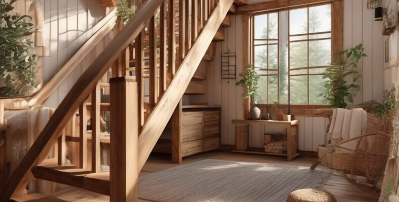 Облаштування сходів у приватному будинку